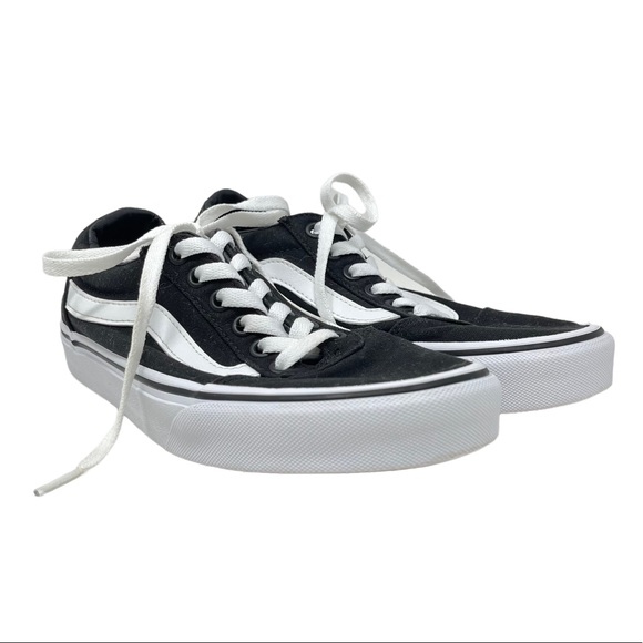 Vans Shoes - Vans Black White Sneakers Womens Size 7